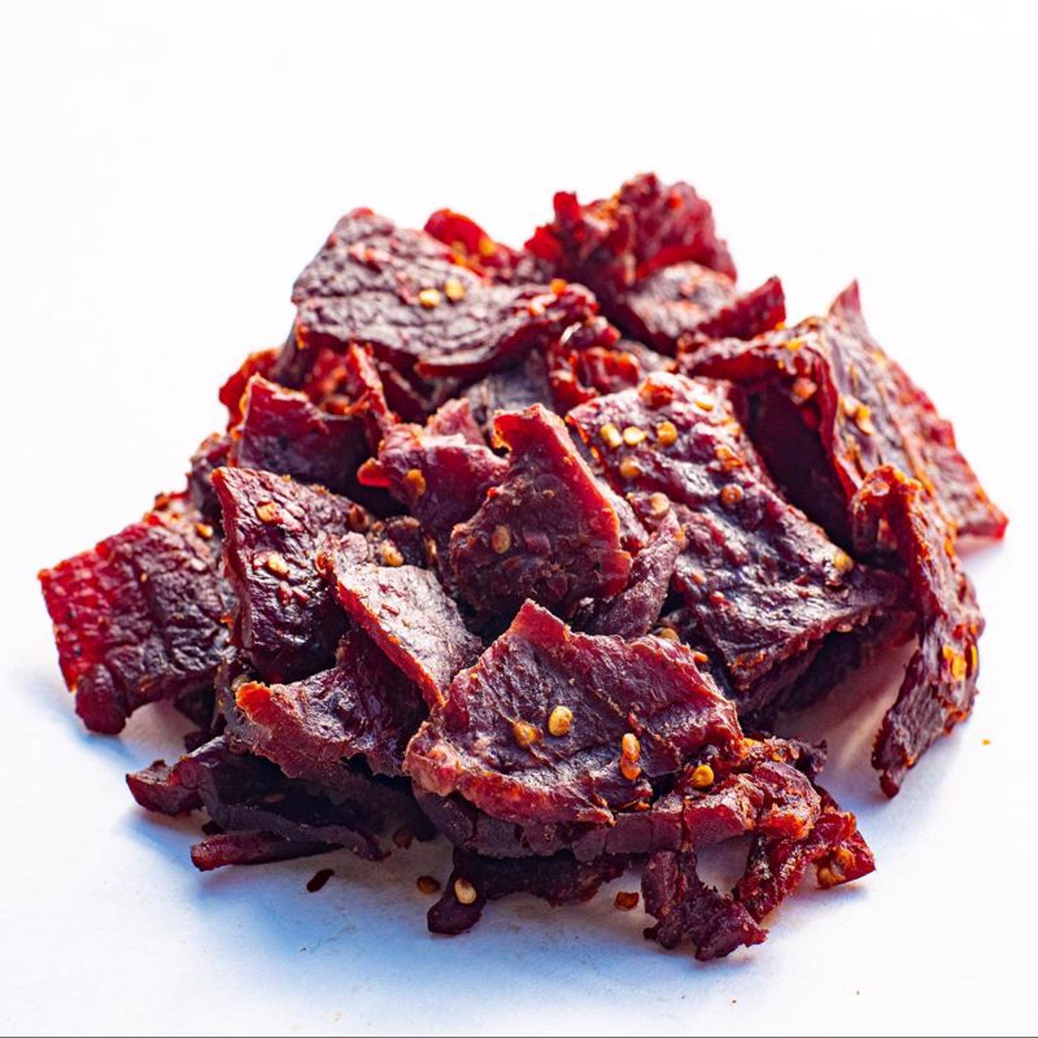 Old Trapper Hot & Spicy Beef Jerky 10 oz Bagged