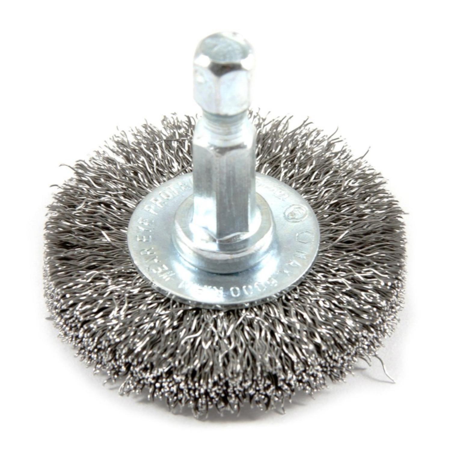 Forney 1-1/2 in. Crimped Wire Wheel Brush Metal 6000 rpm 1 pc