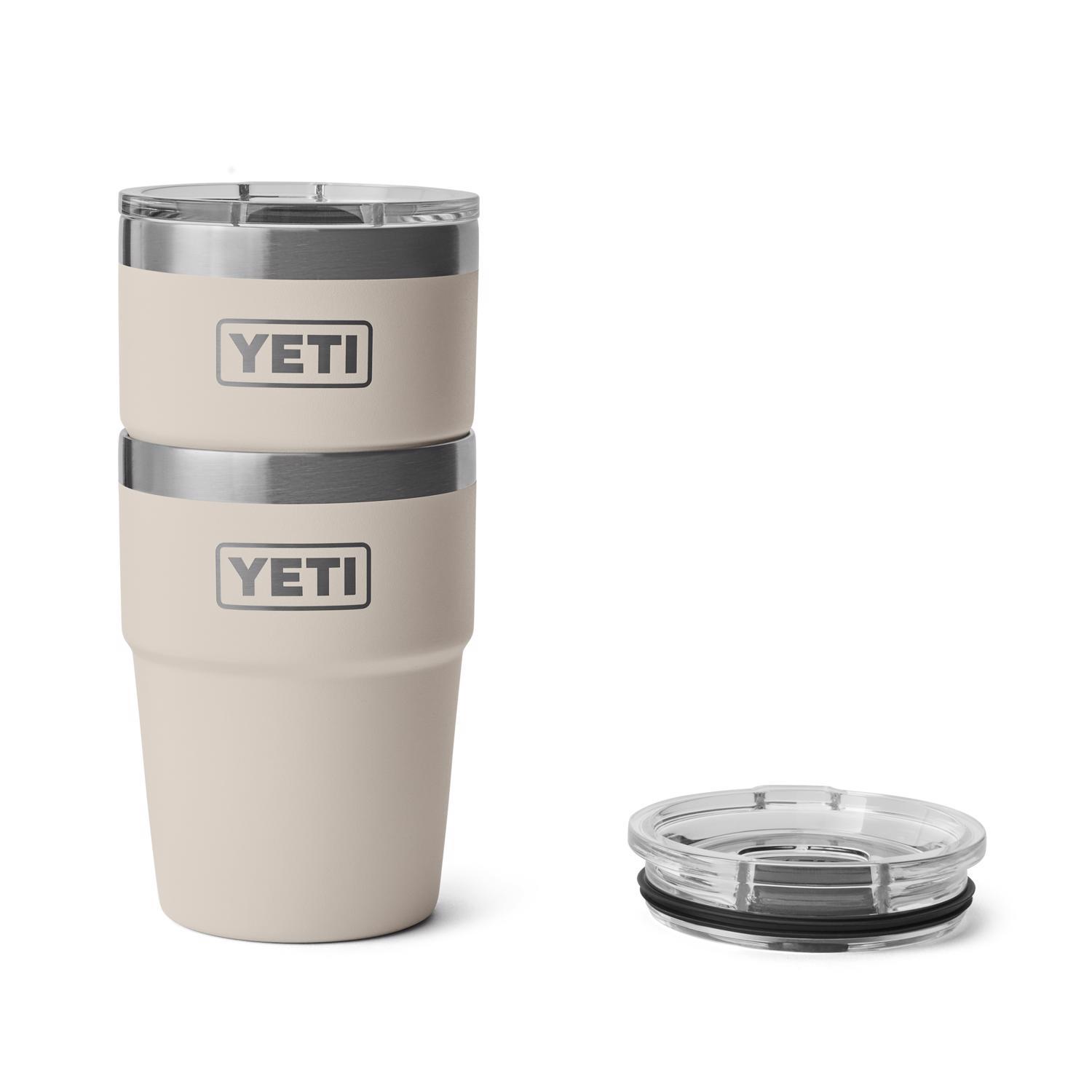 YETI Rambler 16 oz Cape Taupe BPA Free Stackable Tumbler with MagSlider Lid