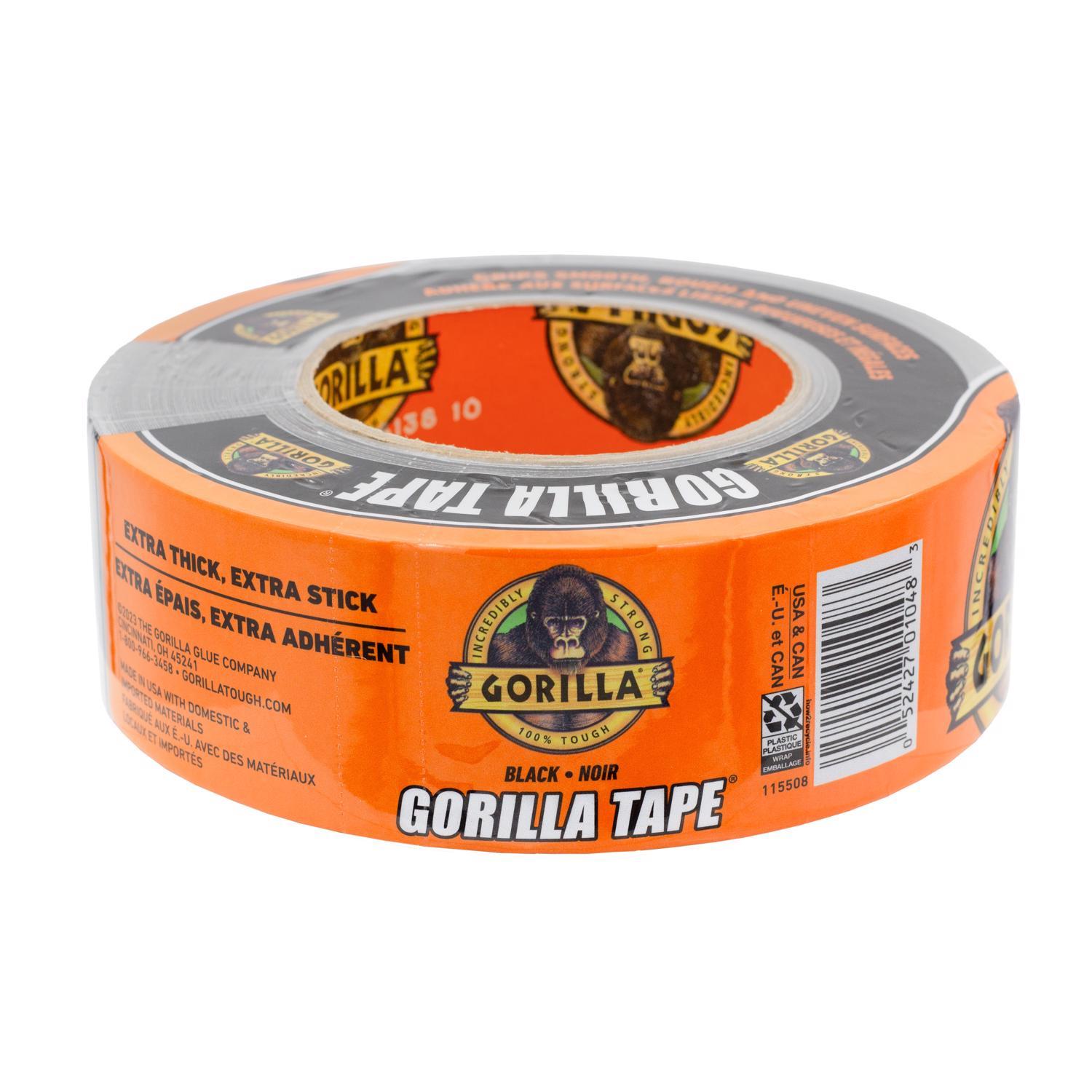 Gorilla 1.88 in. W X 30 yd L Black Duct Tape