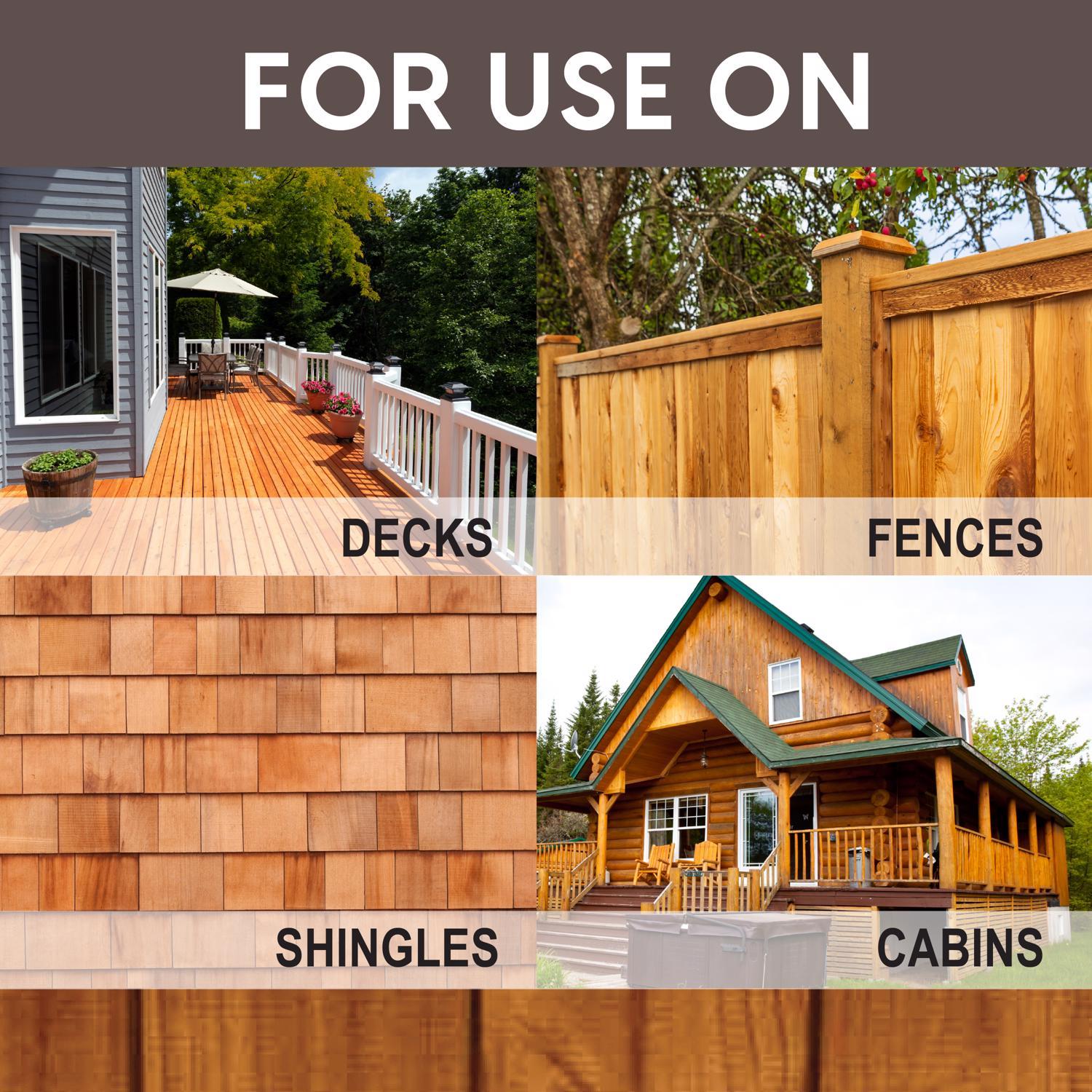 Ready Seal Goof Proof Semi-Transparent Flat Natural Cedar Oil-Based Penetrating Wood Stain/Sealer 5