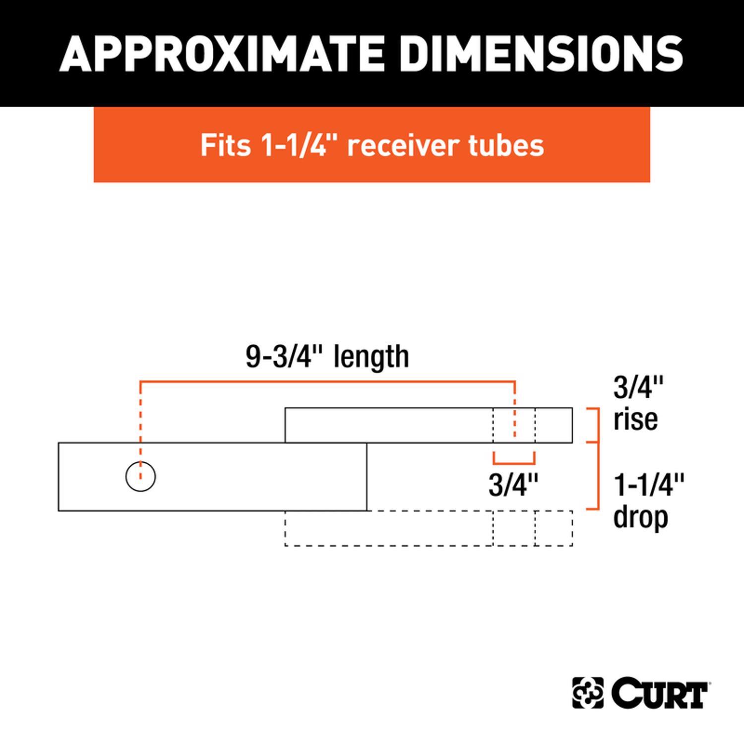 CURT 3500 lb. cap. Ball Mount