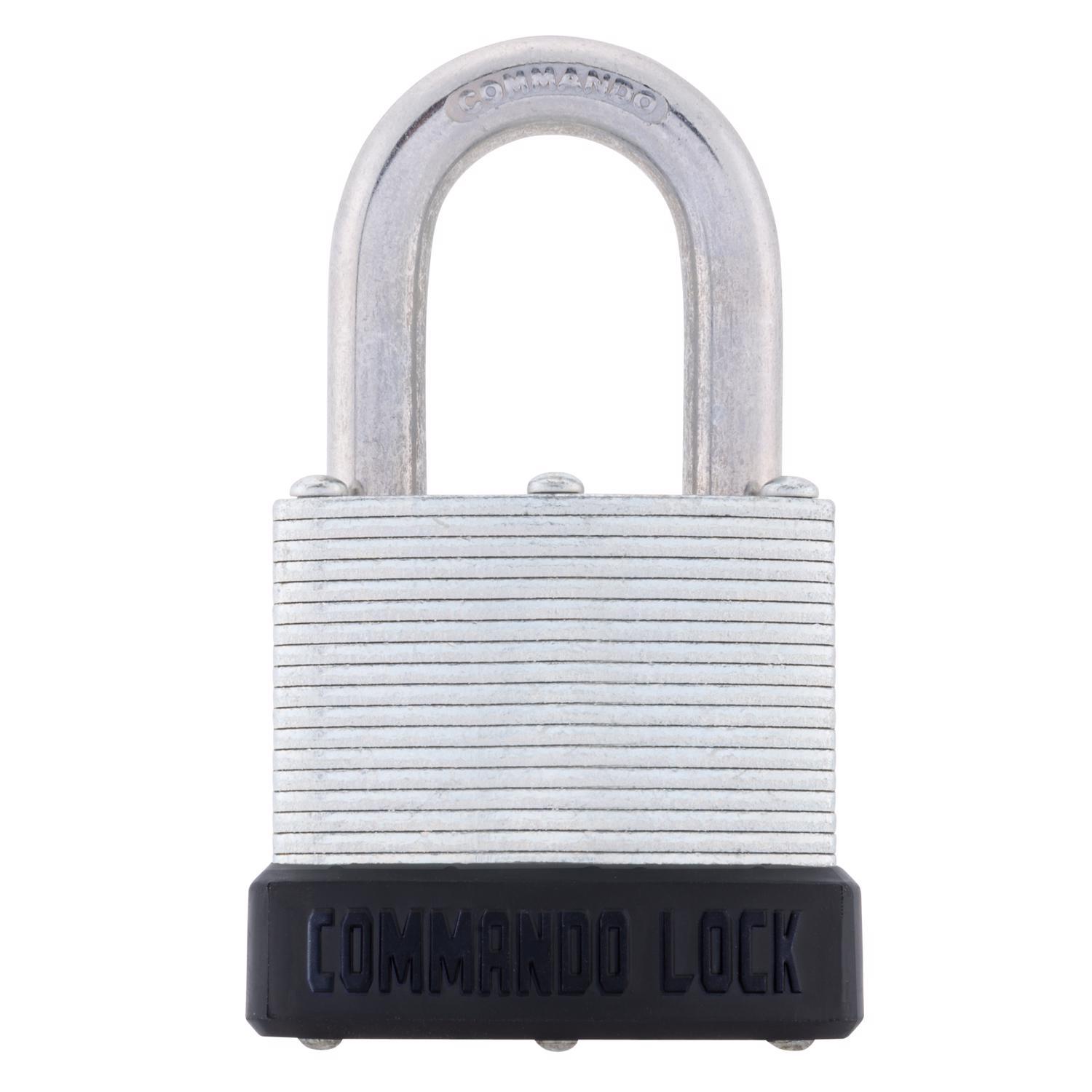 Commando Lock 3 in. H X 1.75 in. W X 1 in. L Laminated Steel Dual Ball Bearing Locking Padlock