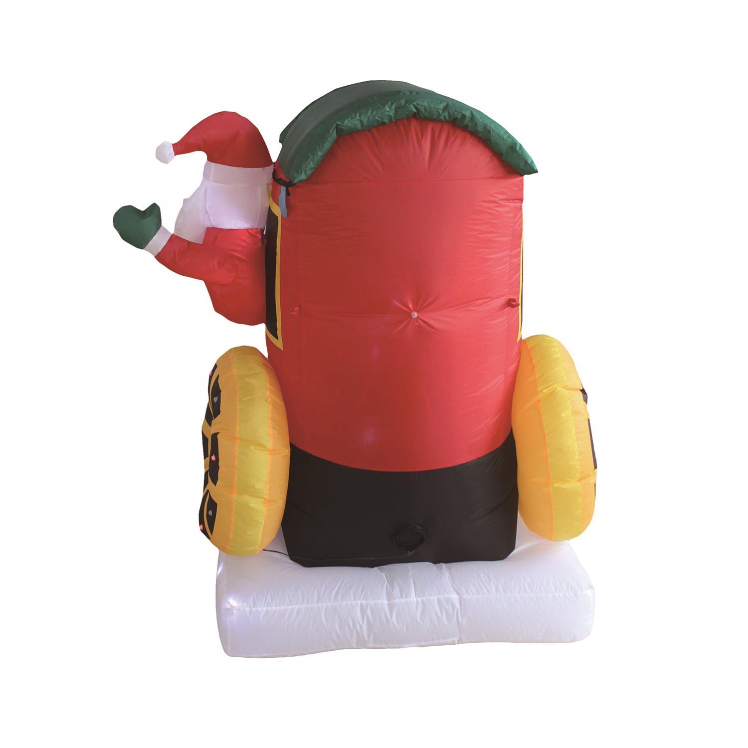 A Holiday Company LED Santa's Express Train 11 ft. Inflatable