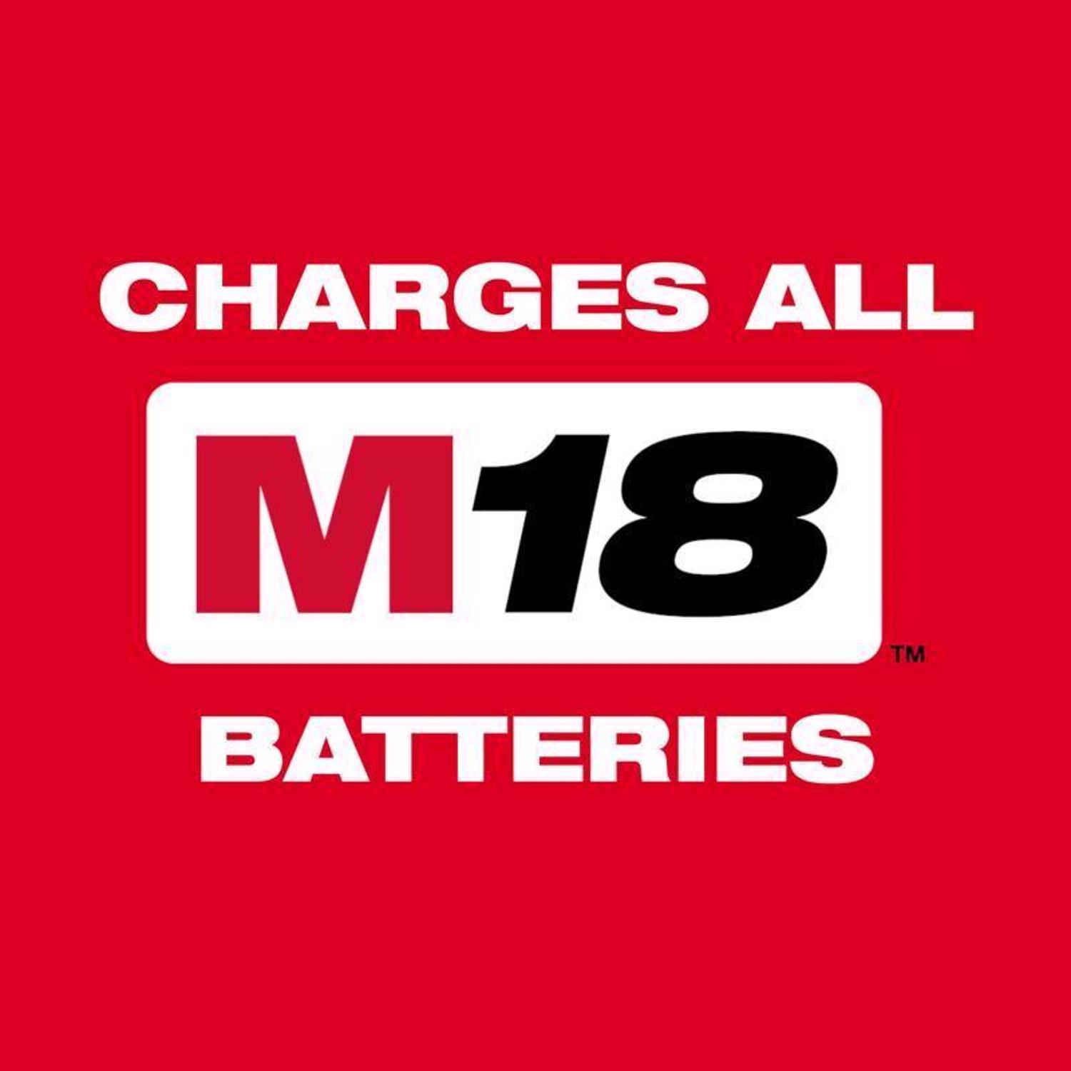 Milwaukee M18 Lithium-Ion Dual Bay Simultaneous Super Battery Charger 1 pc