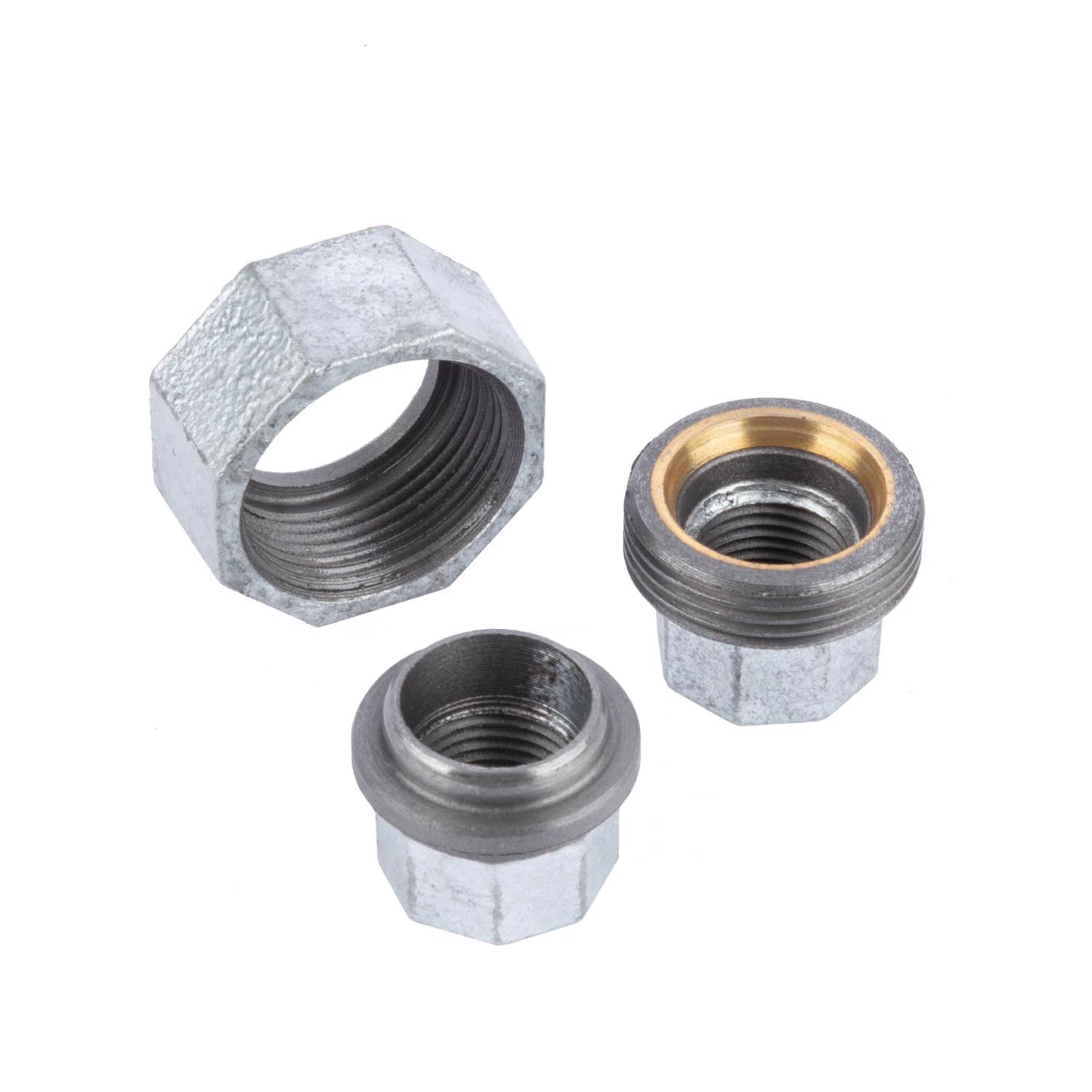 STZ Industries 1/2 in. FIP each X 1/2 in. D FIP Galvanized Malleable Iron Union