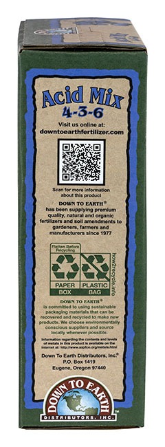 Down To Earth Acid Mix 4-3-6 5 lb.