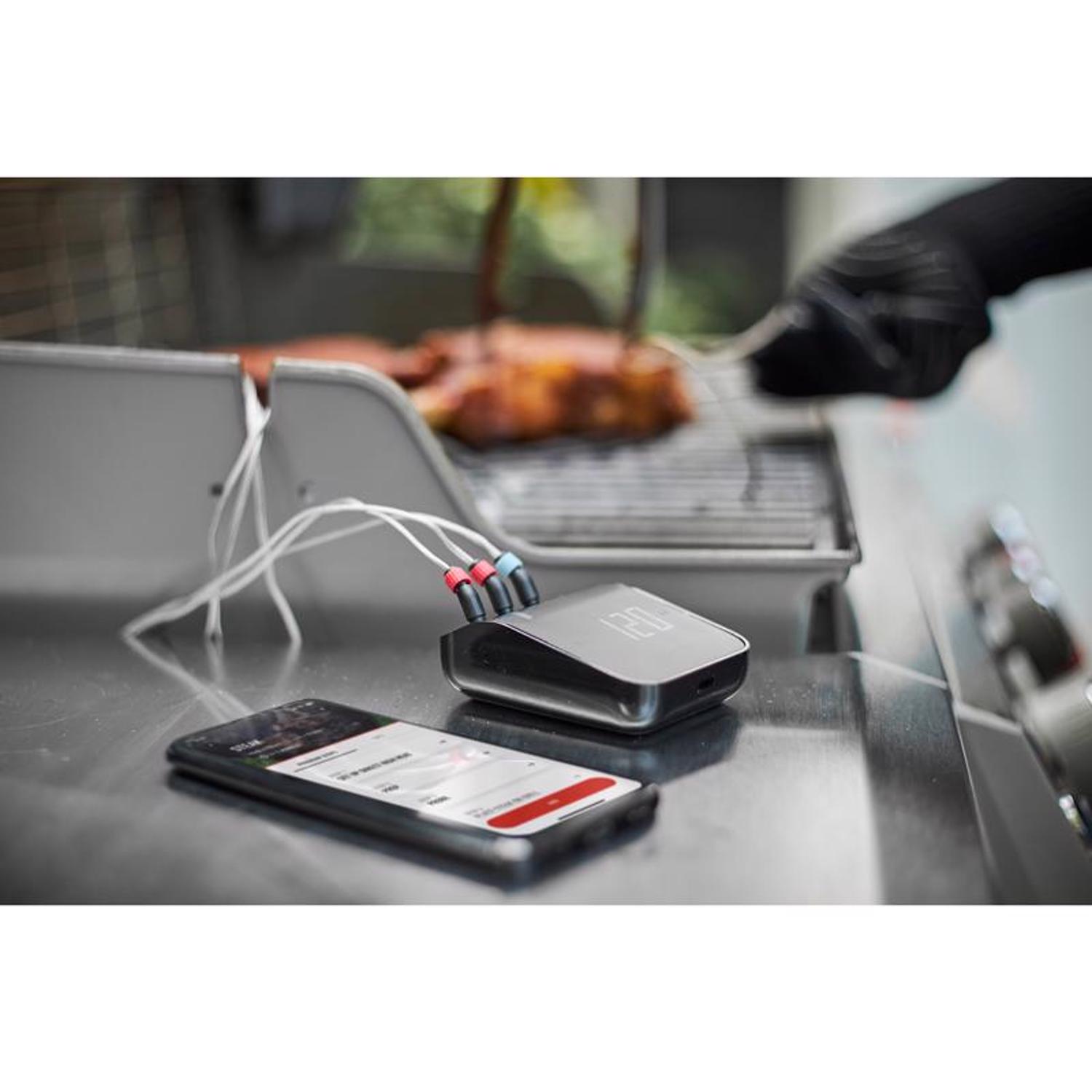 Weber Connect Digital WiFi Enabled Bluetooth Enabled Grill Meat
