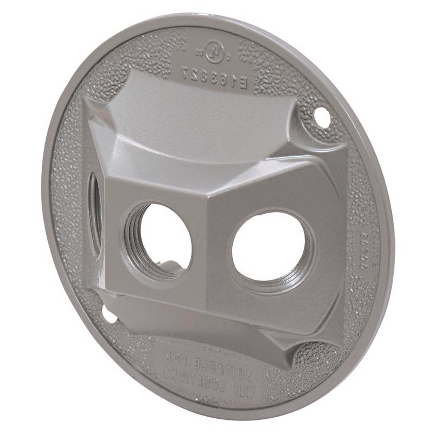 Sigma Engineered Solutions Round Metal 4.13 in. H X 4.13 in. W Lampholder Cover