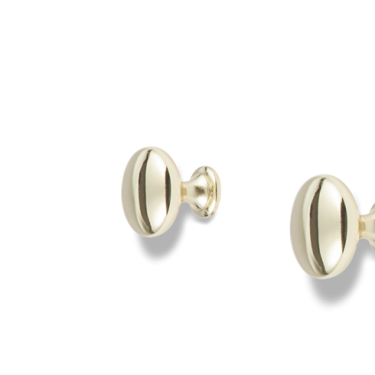 1-3/16" Diameter Cabinet Knob Polished Brass