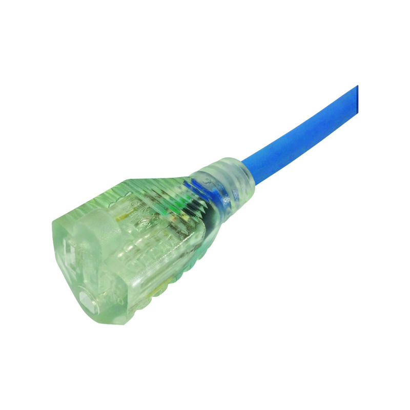 Ace Outdoor 50 ft. L Blue Extension Cord 14/3 SJOW