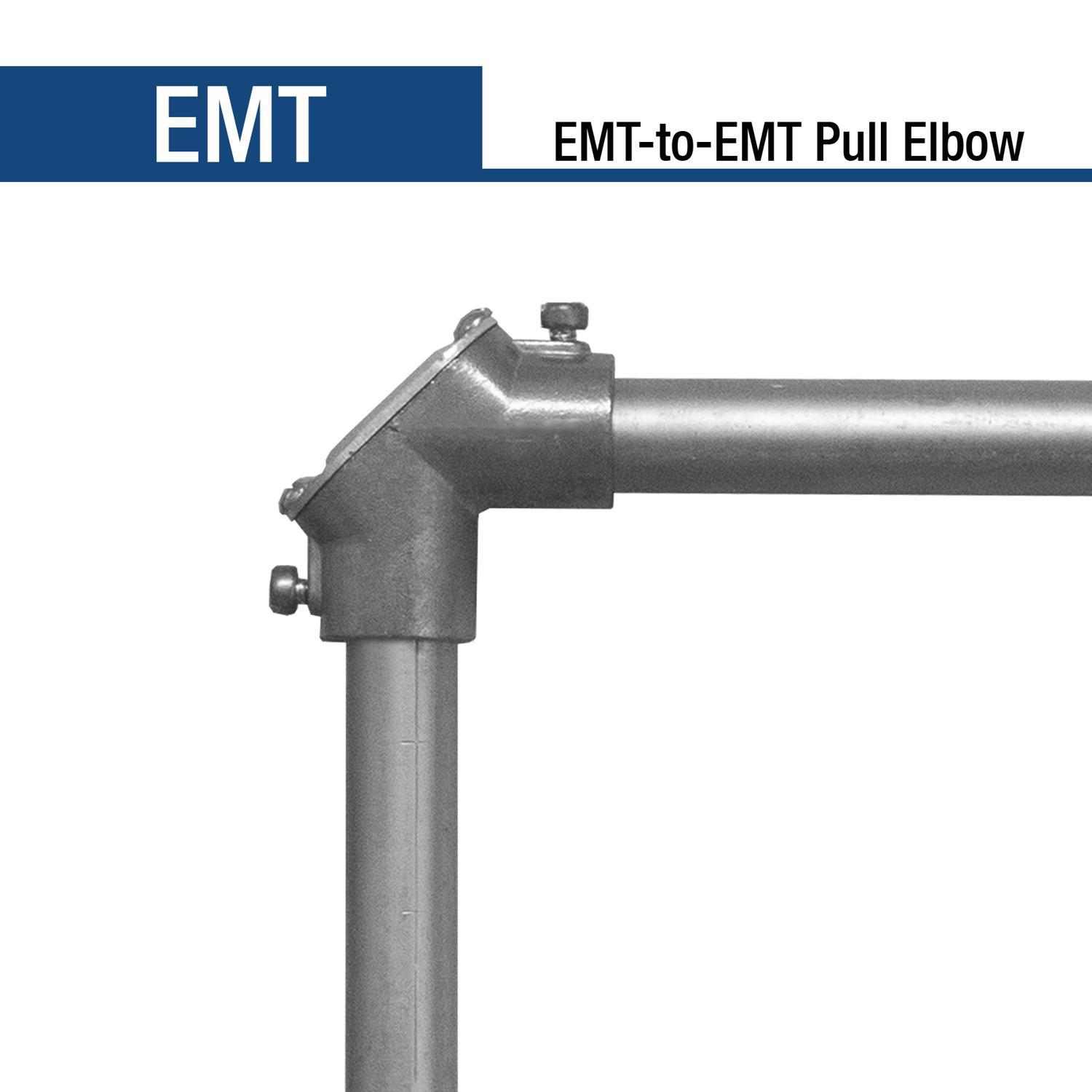 Sigma Engineered Solutions ProConnex 3/4 in. D Die-Cast Zinc Pull Elbow For EMT 1 pk