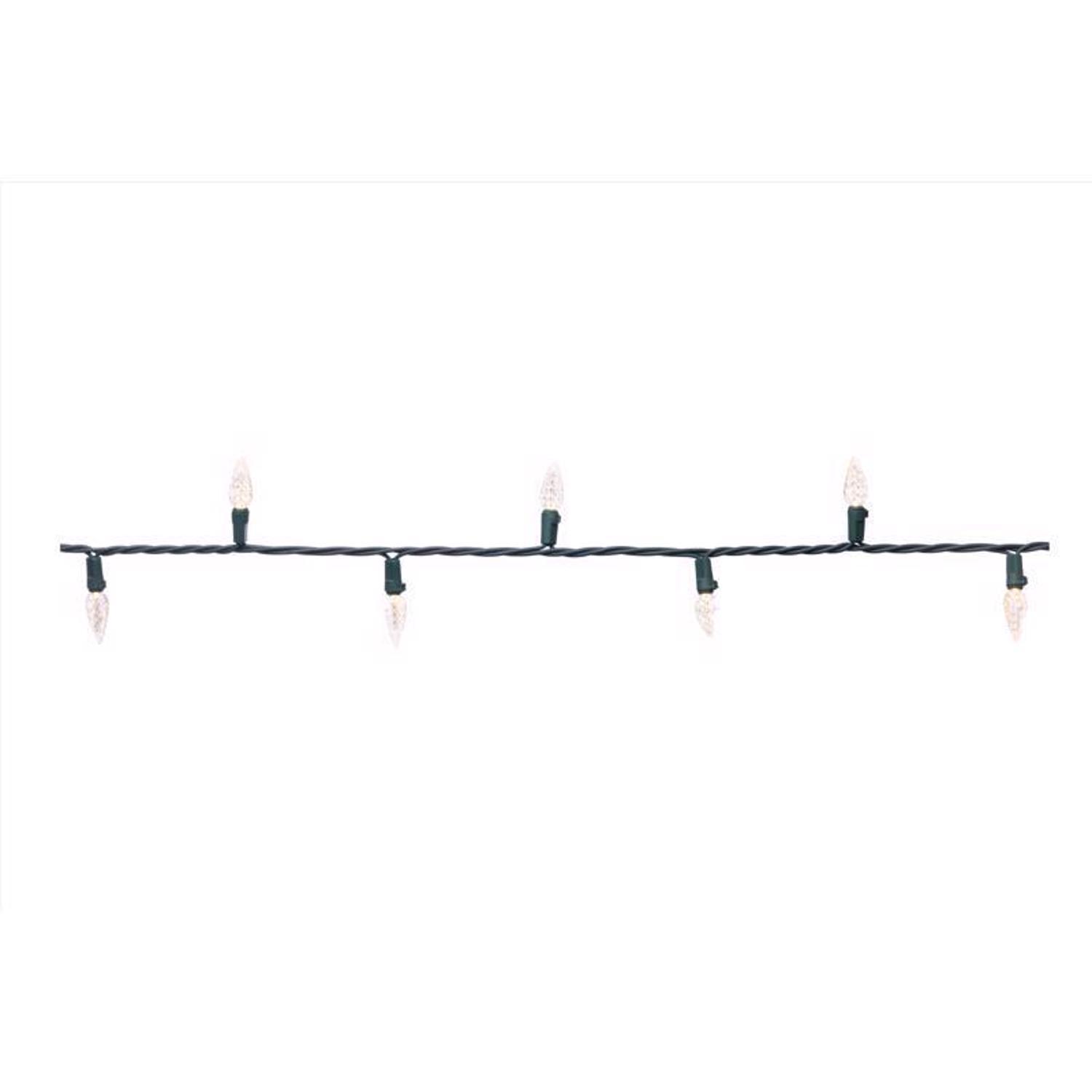 Celebrations Classic LED C6 Warm White 100 ct String Christmas Lights 24.75 ft.