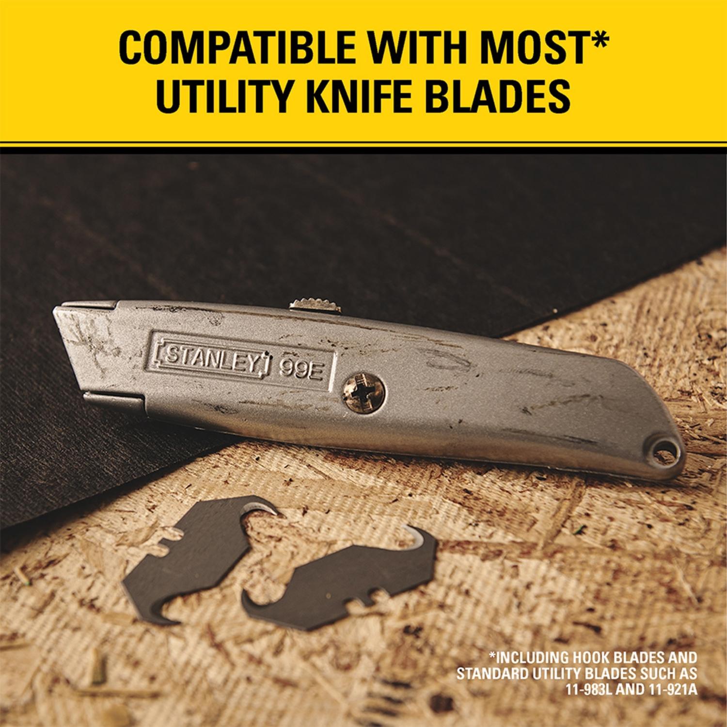 STANLEY Classic 99 6 in. Retractable Utility Knife Gray 1 pk