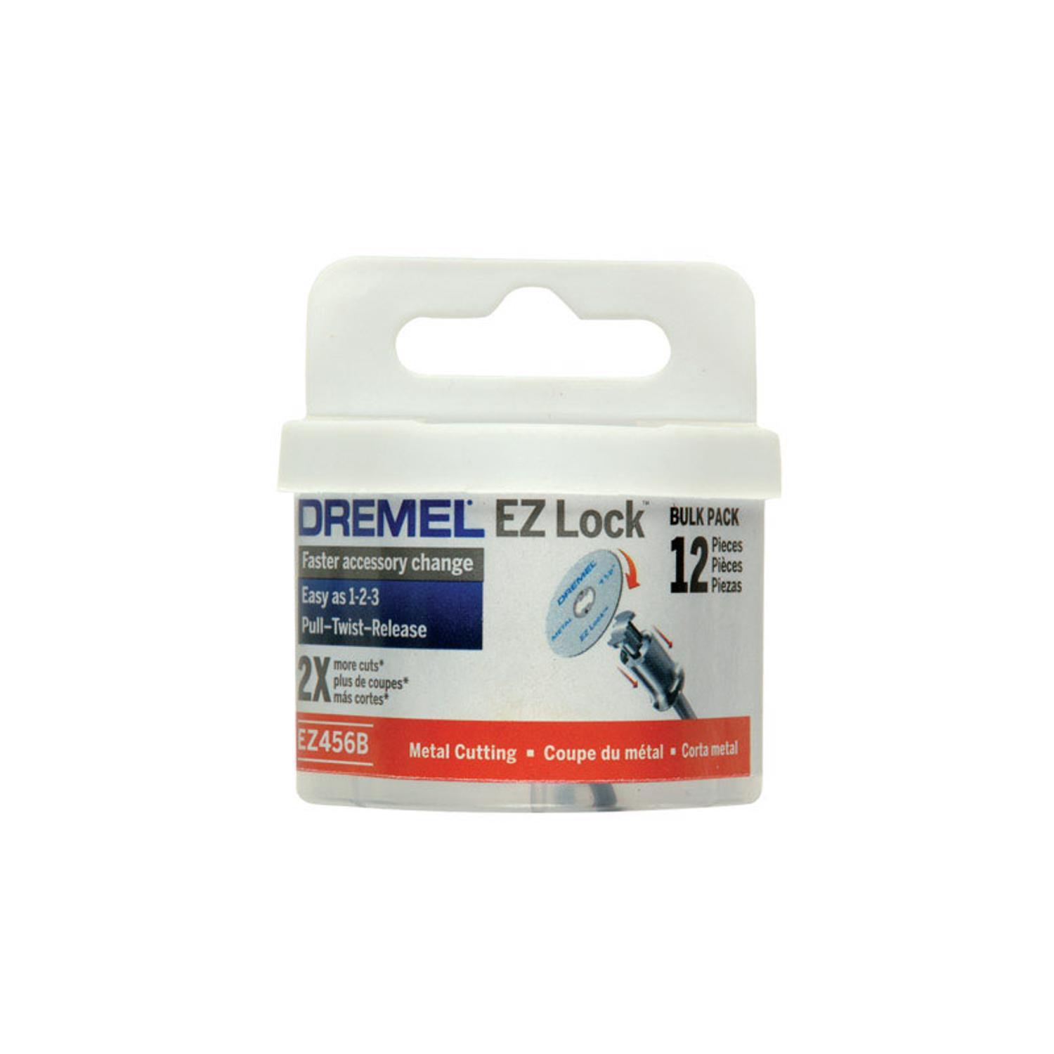 Dremel EZ Lock 1-1/2 in. D X 1/8 in. X 1/8 in. thick Fiberglass Metal Cut-Off Wheel 12 pc