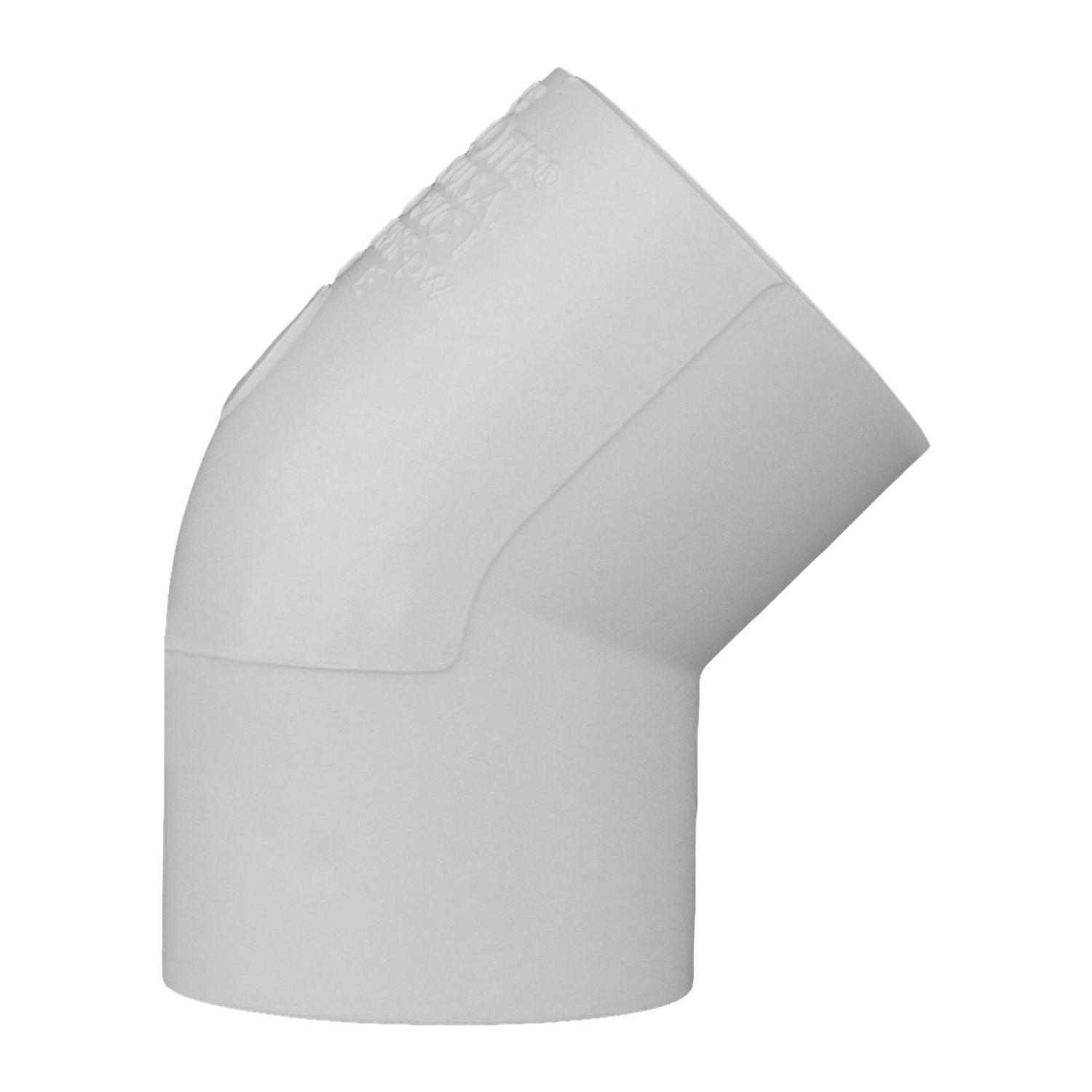 Charlotte Pipe Schedule 40 3/4 in. Slip X 3/4 in. D Slip PVC Elbow 1 pk