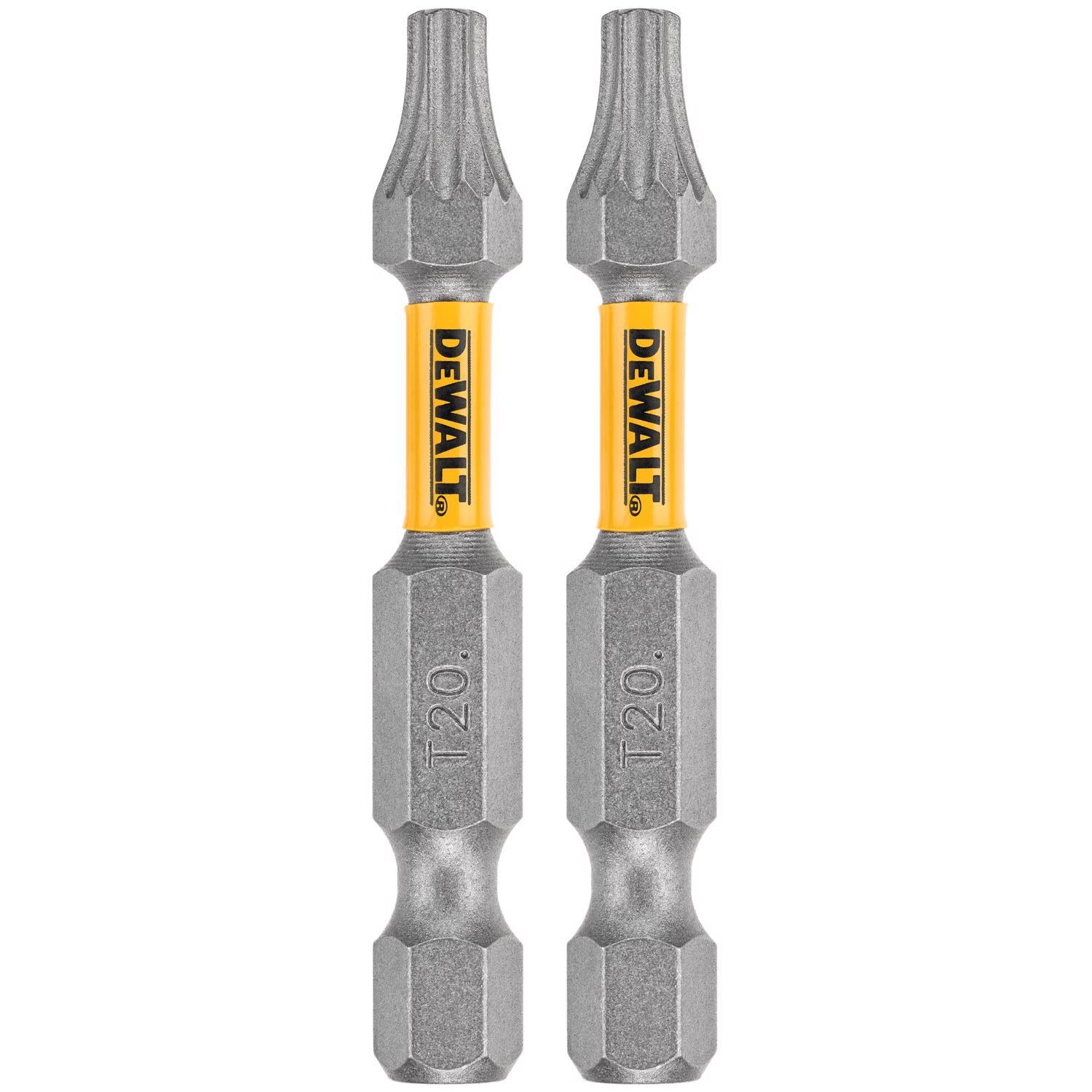 DeWalt Max Fit Torx #20 X 2 in. L Screwdriver Bit Set Steel 2 pk