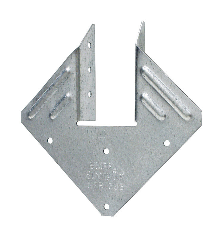 Simpson Strong-Tie Galvanized Steel Hurricane Tie 5-1/4 in. H x 5-1/4 in. W 18 Ga.
