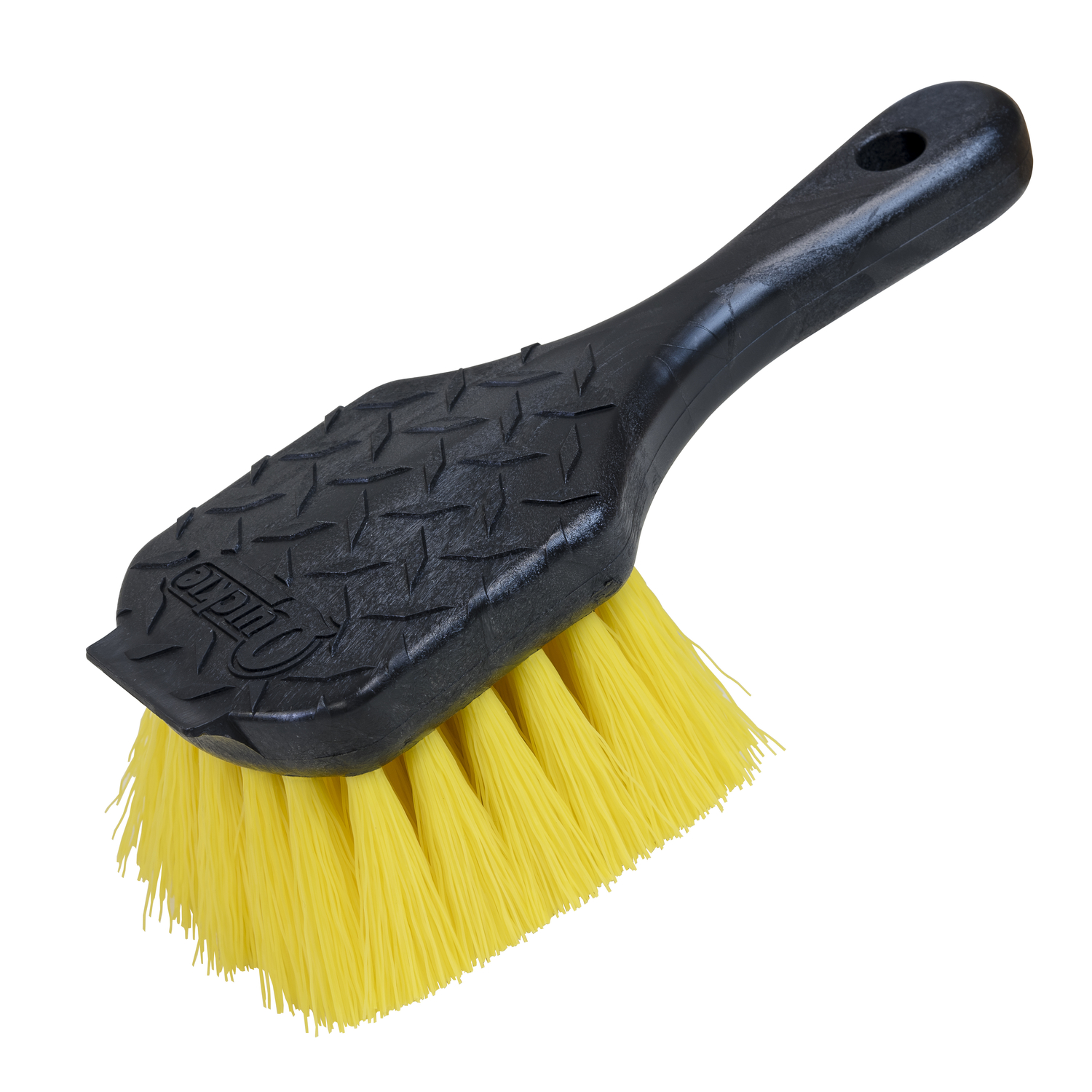 Quickie 4.5 in. W Medium Bristle 8.5 in. Plastic Handle Gong Brush