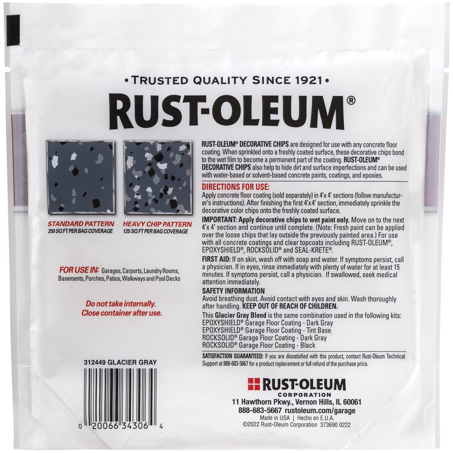 RustOleum EpoxyShield Indoor and Outdoor Glacier Gray Blend Decorative