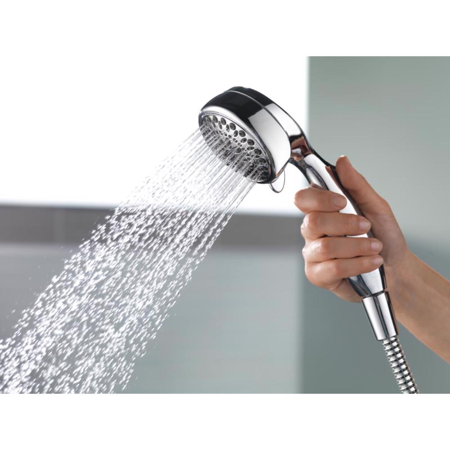 Delta Chrome 7 settings Showerhead 1.75 gpm
