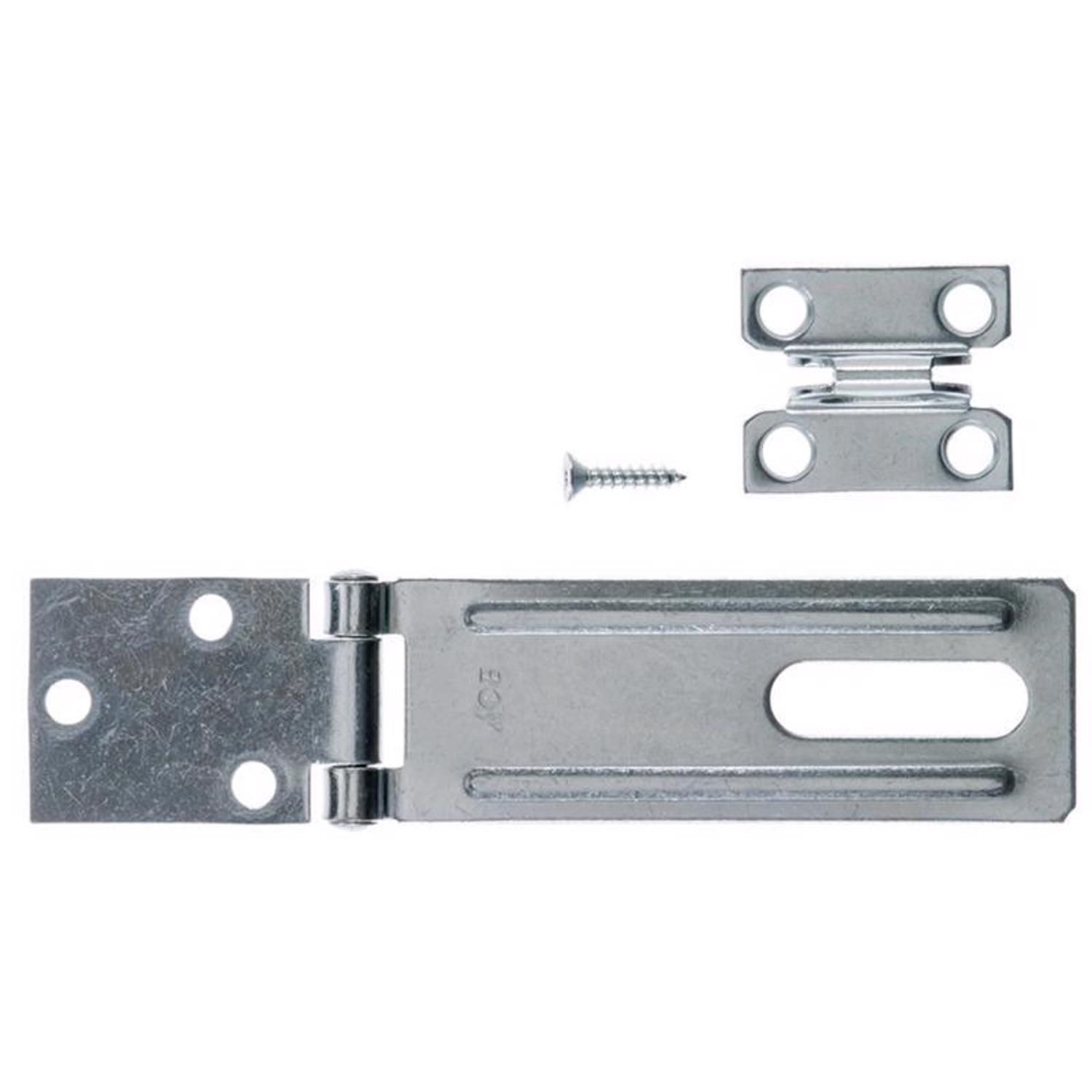 Ace Zinc 4-1/2 in. L Fixed Staple Safety Hasp