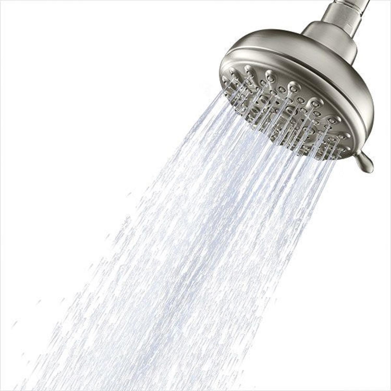 Moen Banbury Brushed Nickel 5 settings Wallmount Showerhead 1.75 gpm