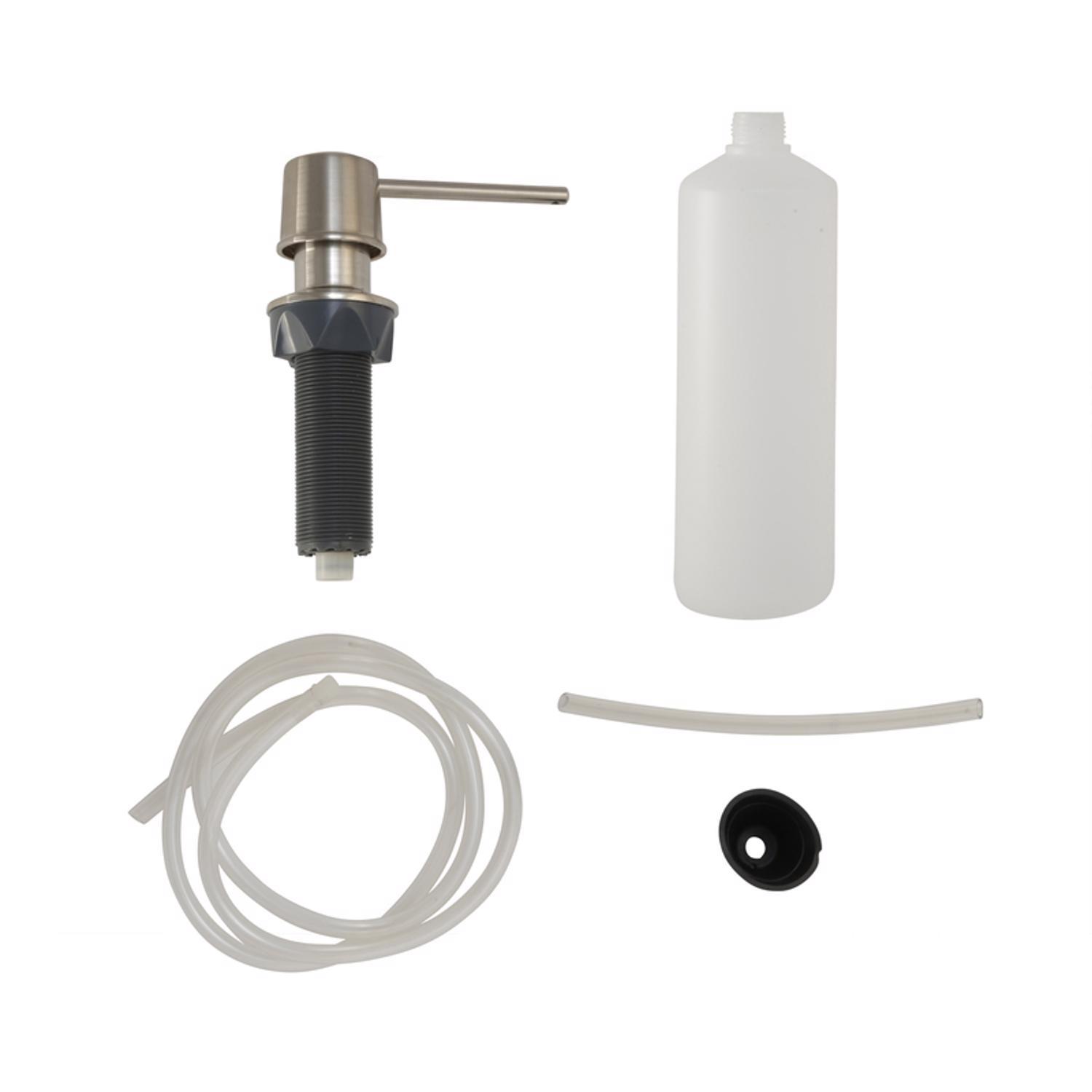 Ace Brushed Nickel Metal Lotion/Soap Dispenser