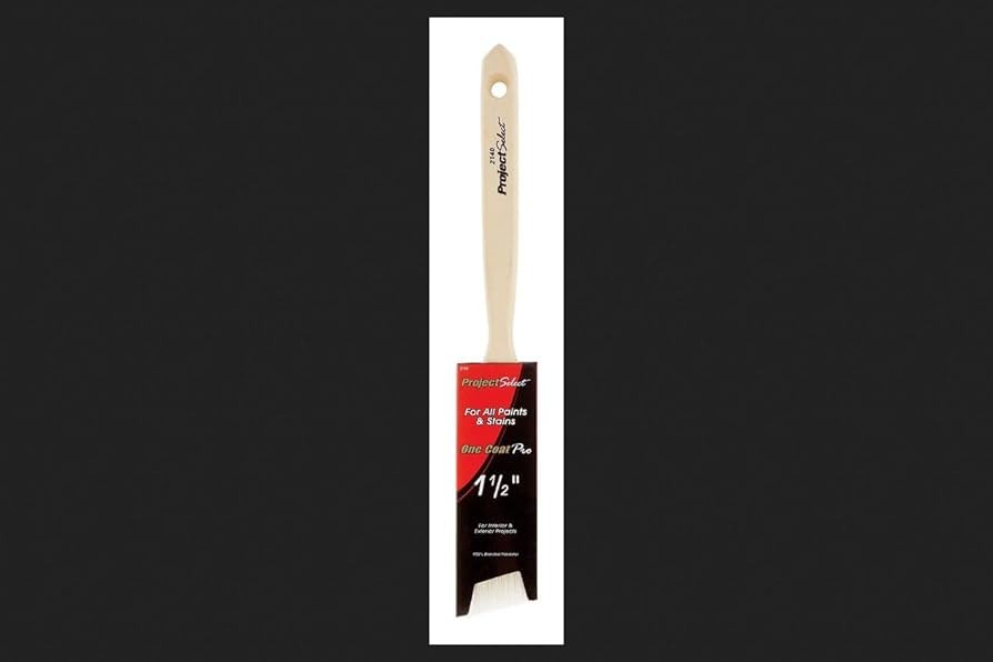 Linzer Wood Handle Polyester Angle Sash Paint Brush 1 1/2