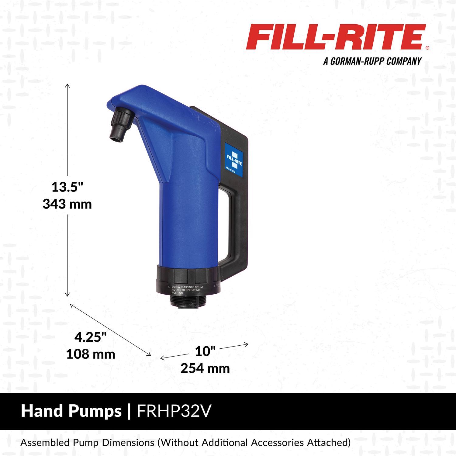 Fill-Rite Polypropylene Lever Hand Pump