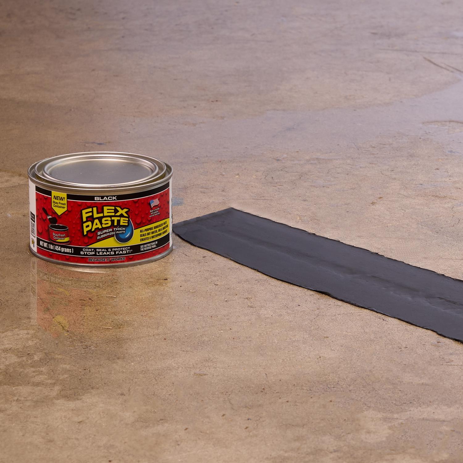 Flex Seal Family of Products Flex Paste Black Rubberized Paste 1 lb
