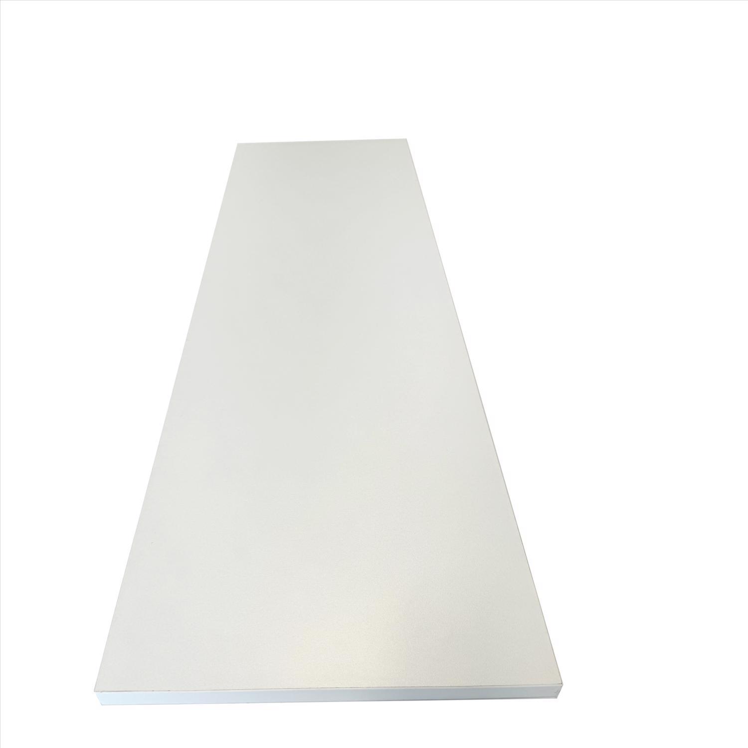 NB 0.63 in. H X 10 in. W X 36 in. D White Wood Shelf Board