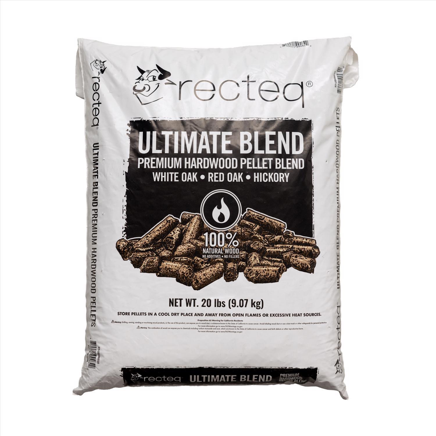 Recteq Hardwood Pellets All Natural White Oak/Red Oak/Hickory 20 lb