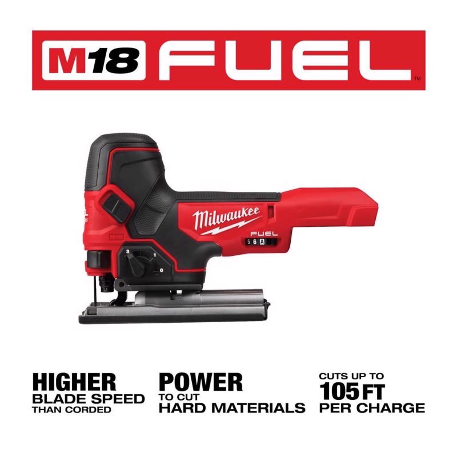 Milwaukee M18 FUEL Cordless Barrel Grip Jig Saw Tool Only