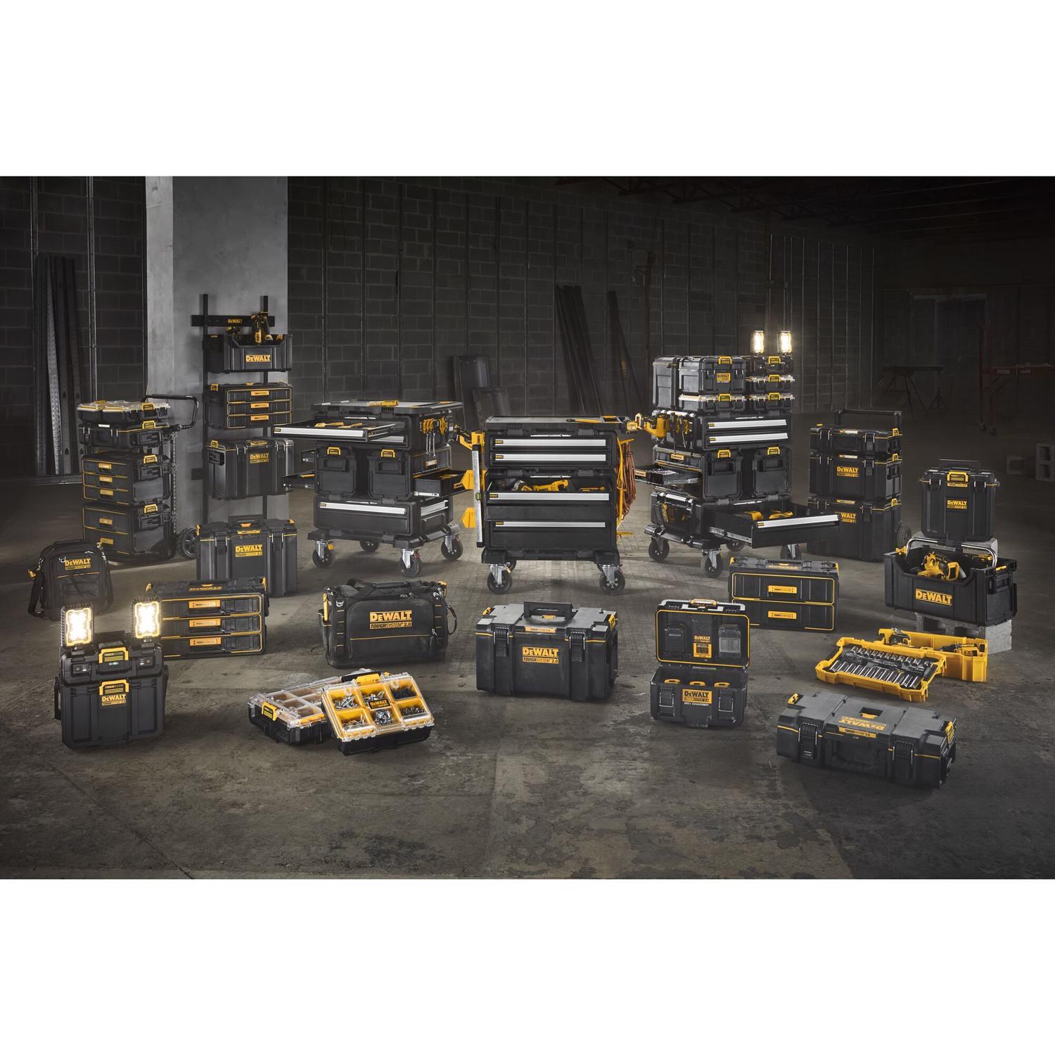 DEWALT ToughSystem 2.0 DXL 30 in. Single Deep Drawer Tool Box 2633.4 cu in Black/Yellow