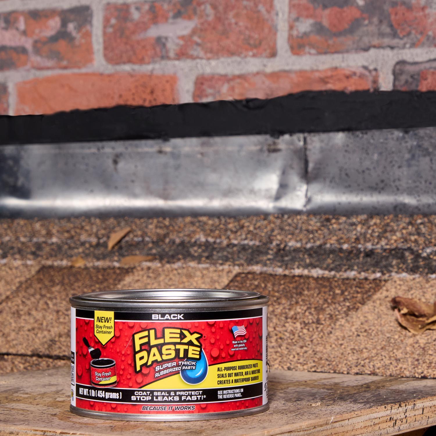 Flex Seal Family of Products Flex Paste Black Rubberized Paste 1 lb