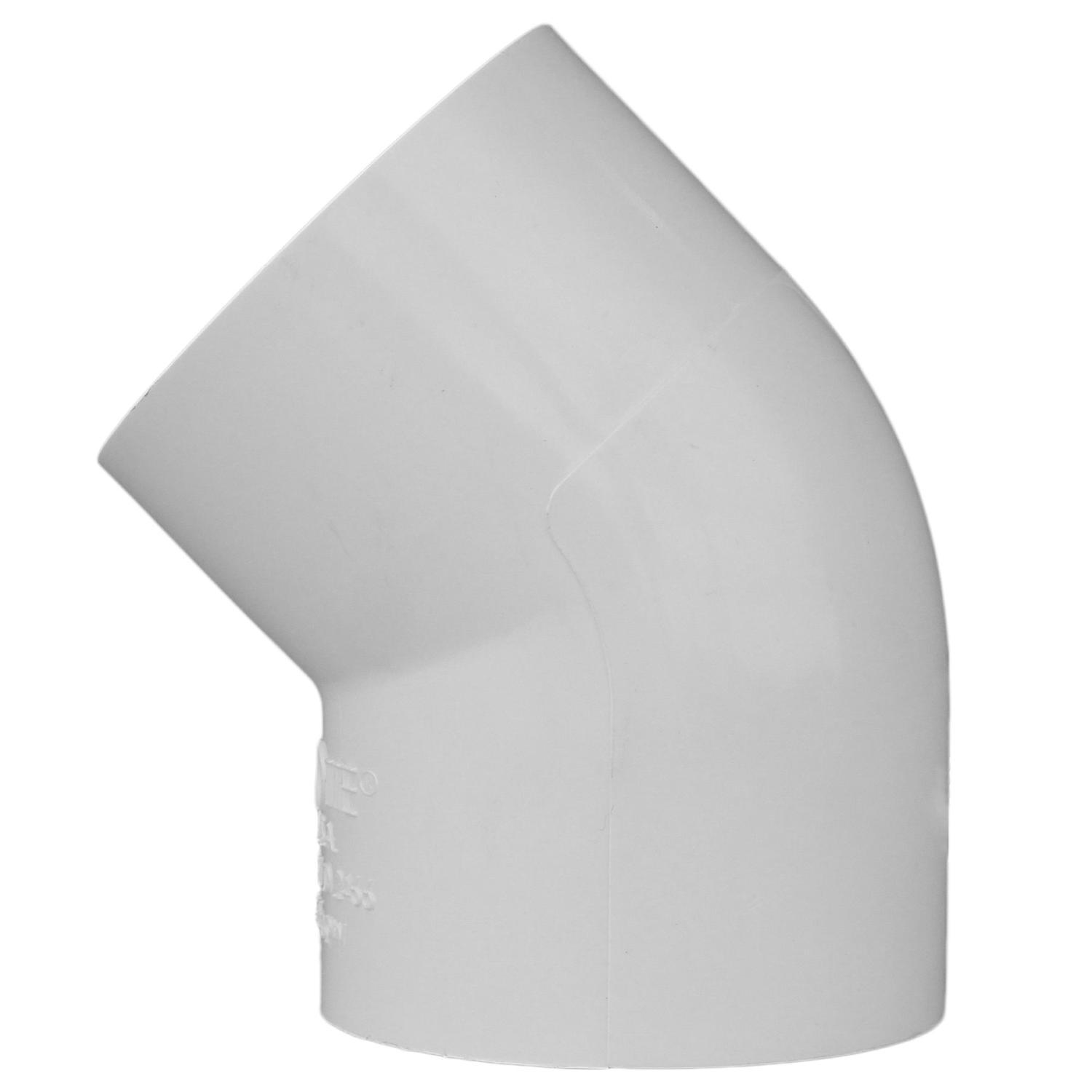 Charlotte Pipe Schedule 40 2 in. Slip X 2 in. D Slip PVC Elbow 1 pk