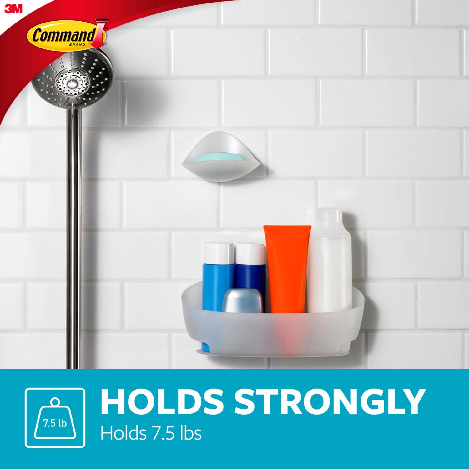 3M Command 4.75 in. H X 4.625 in. W X 11.375 in. L Shower Caddy