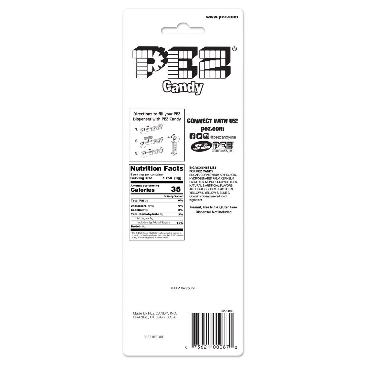 PEZ Fruit Candy 2.32 oz