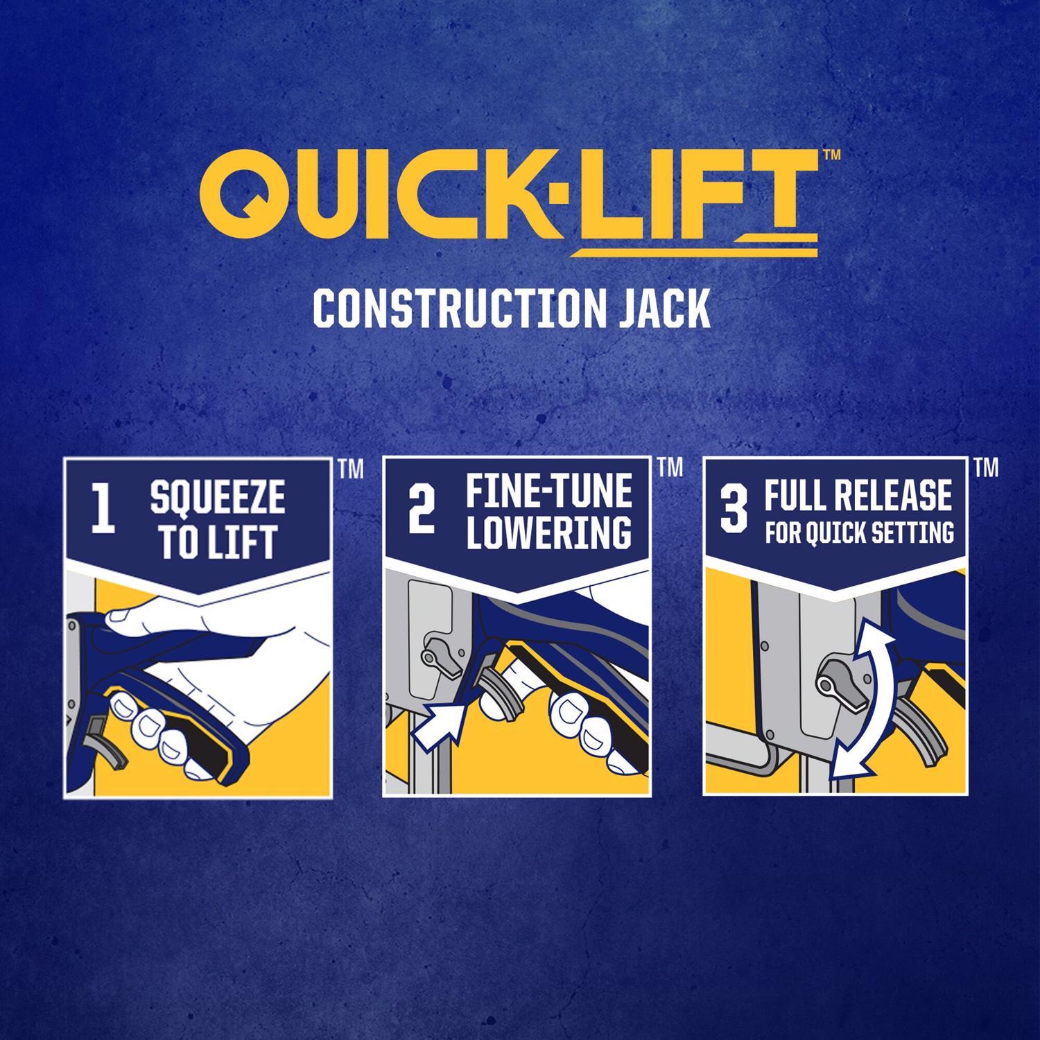 Irwin Quick-Lift Construction Jack 1 pc