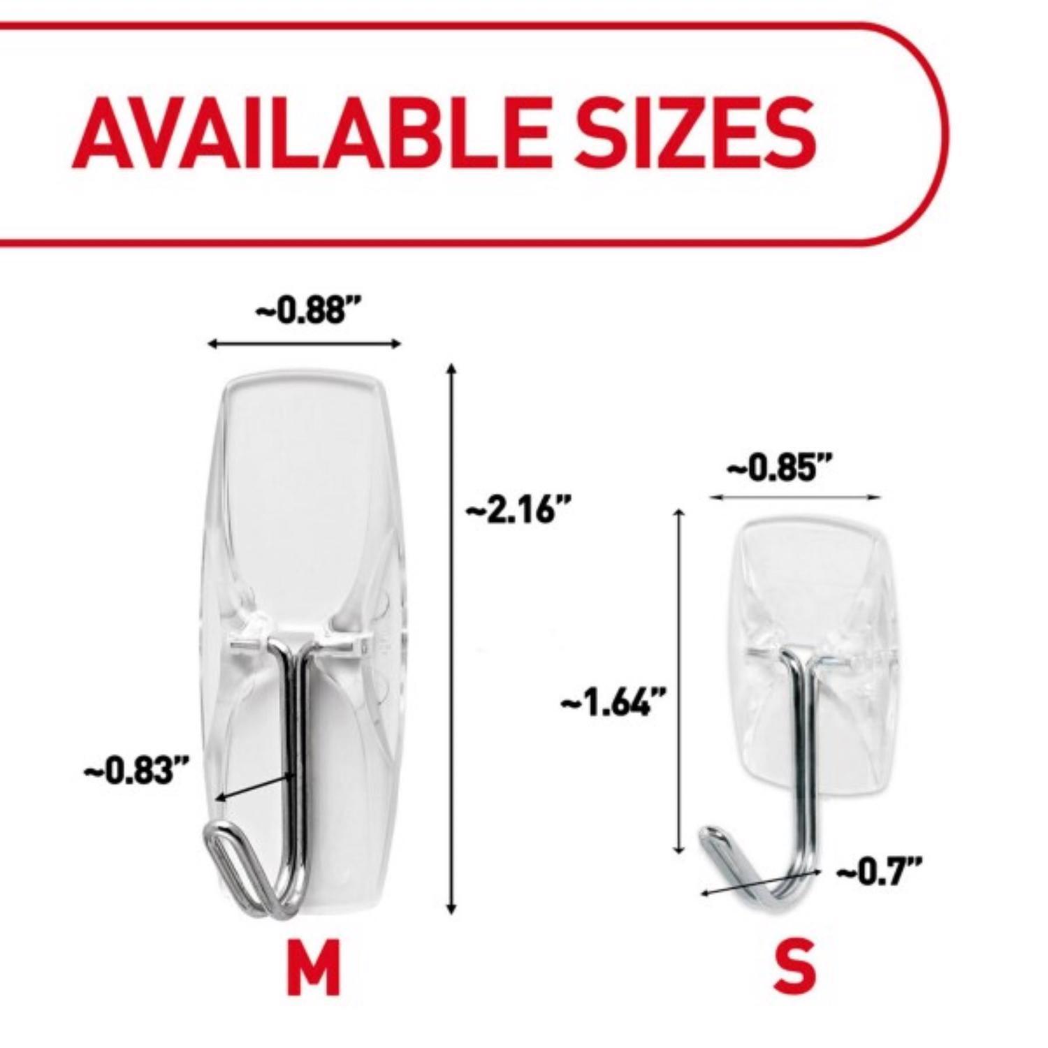 3M Command Small Plastic Wire Hooks 1.62 in. L 1 pk