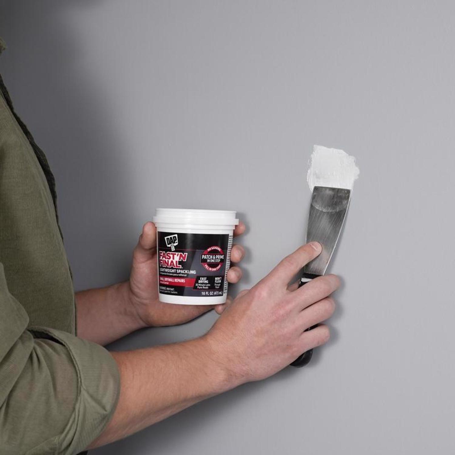 DAP Fast N Final Ready to Use White Lightweight Spackling Compound 16 oz