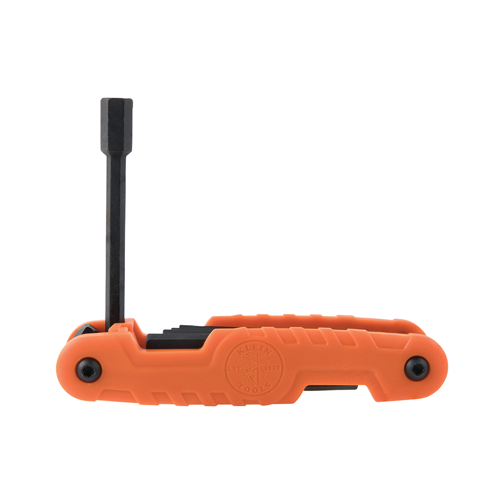 Klein Pro Folding Hex Key Set, 11-Key, SAE Sizes