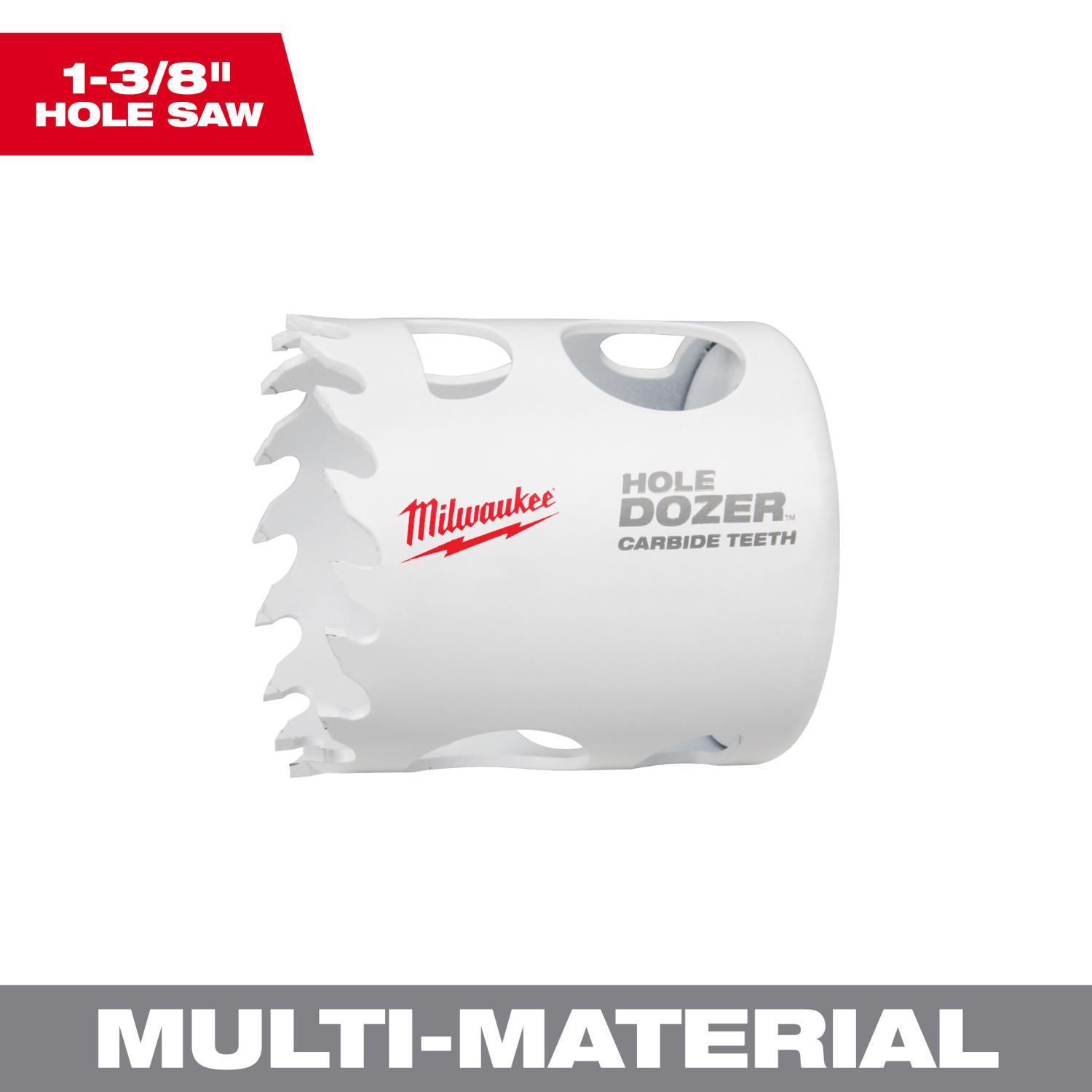 Milwaukee Hole Dozer 1-3/8 in. Carbide Tipped Hole Saw 1 pc