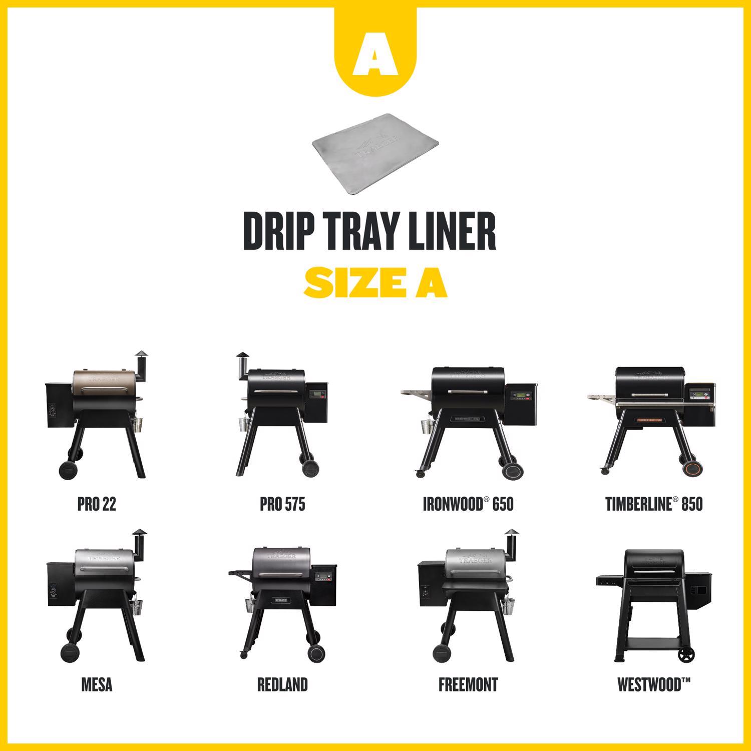 Traeger Aluminum Drip Tray Liner For Traeger Size A