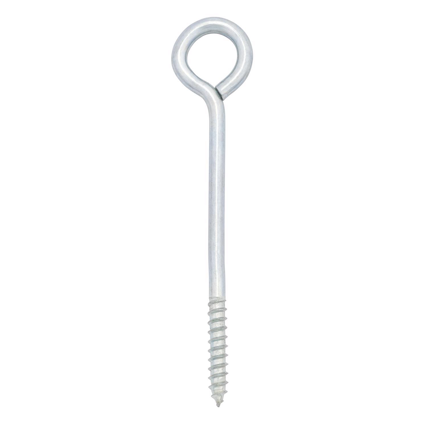 Hampton 1/4 in. X 5 in. L Zinc-Plated Steel Lag Thread Eyebolt