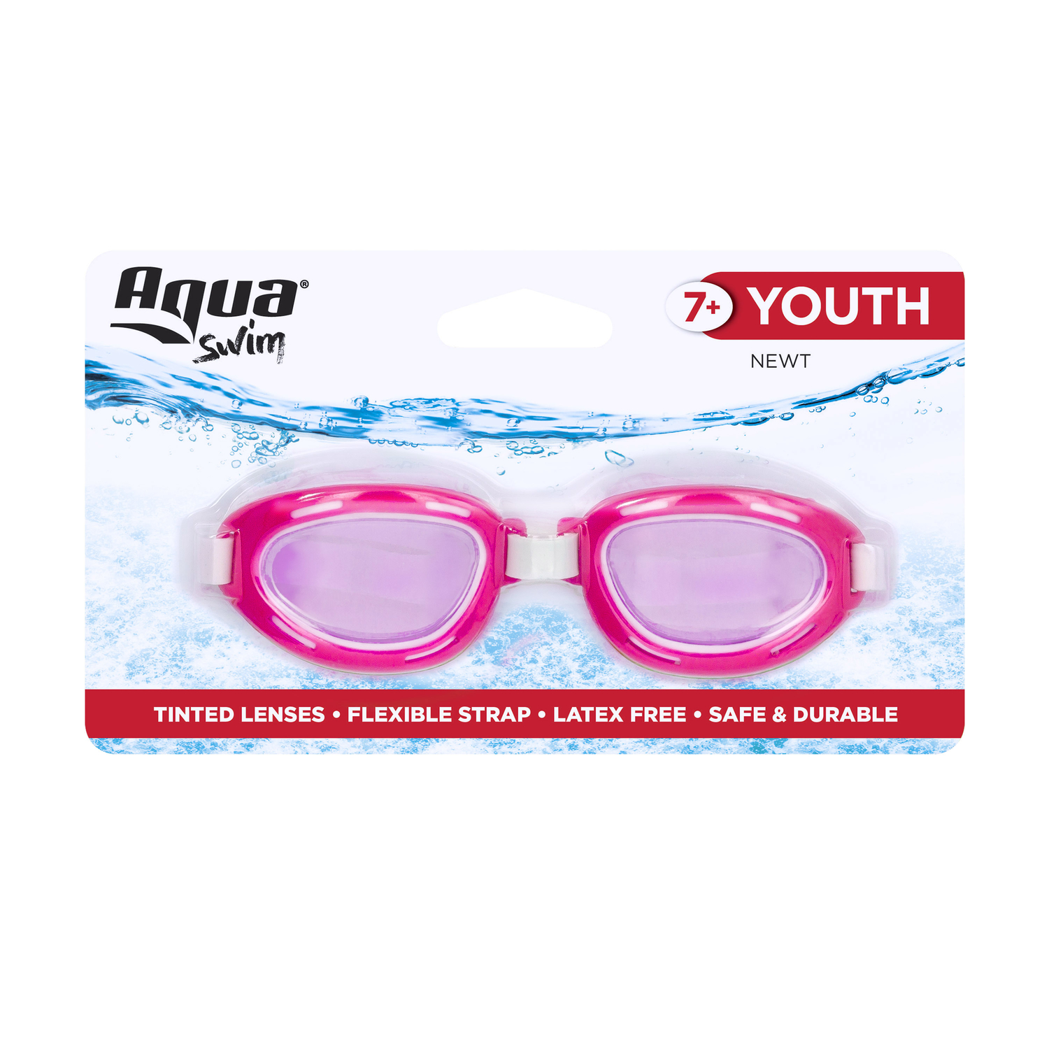 Aqua Swim Silicone Goggles