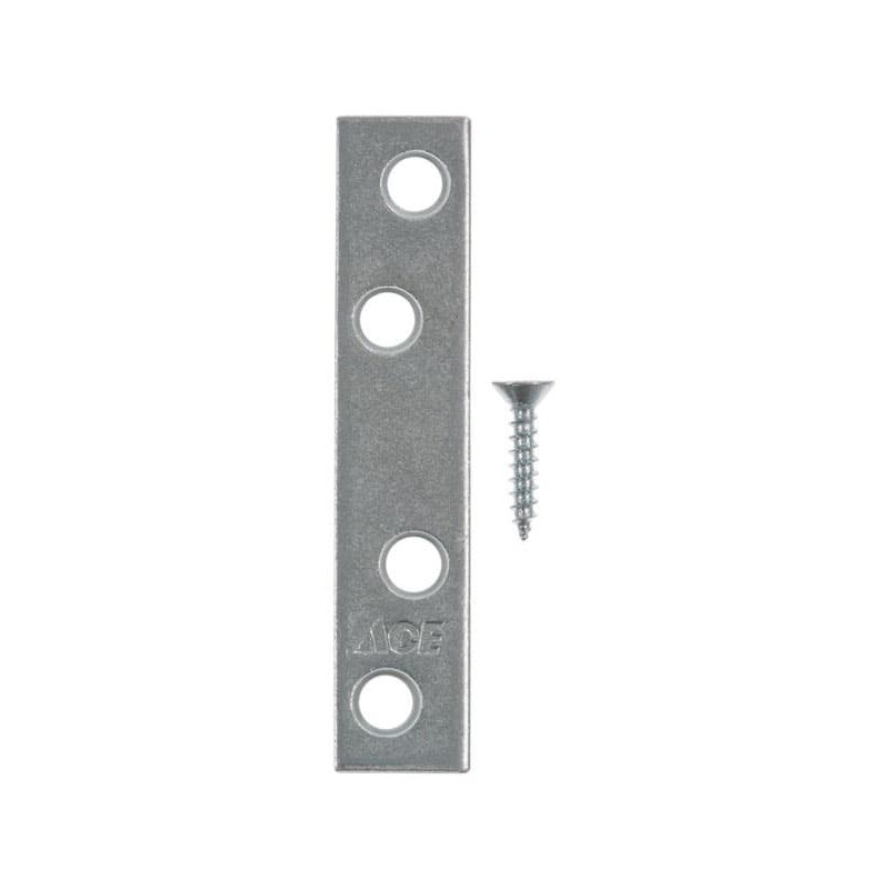 Ace 3 in. H X 0.625 in. W X.87 in. L Zinc Mending Brace