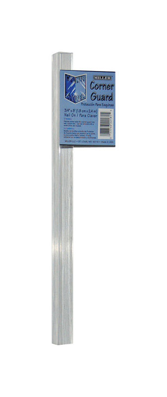 Miller 3/4 in. W X 96 in. L PVC 90 Degree Corner Savers