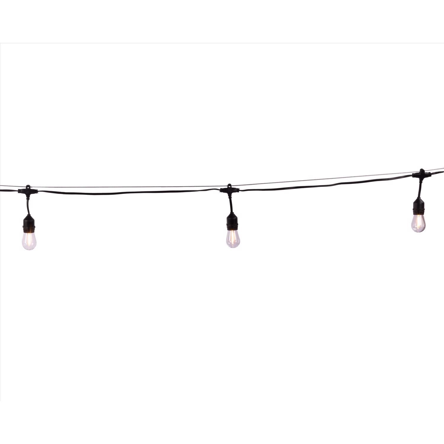 Belle Luci LED Patio Light Set Warm White 18 ft. 10 lights